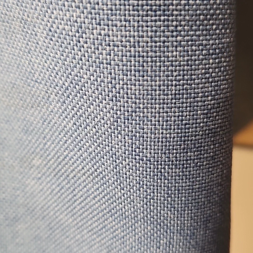 Levi's Panatela Linen Look Jacket Blue 70s Baby Blue